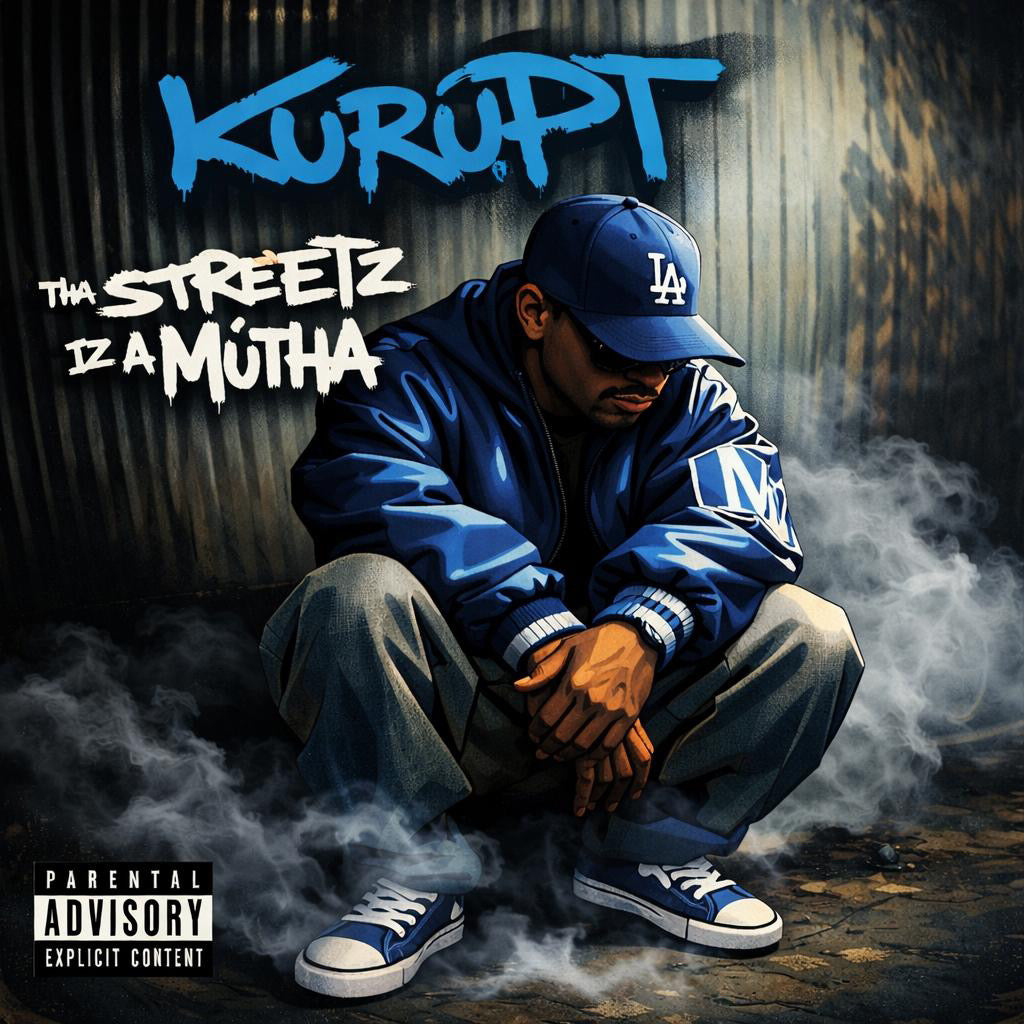 KURUPT -THA STREETZ IZ A MUTHA - DPG EDITION - AUTOGRAPHED & SIGNED BY KURUPT & DAZ